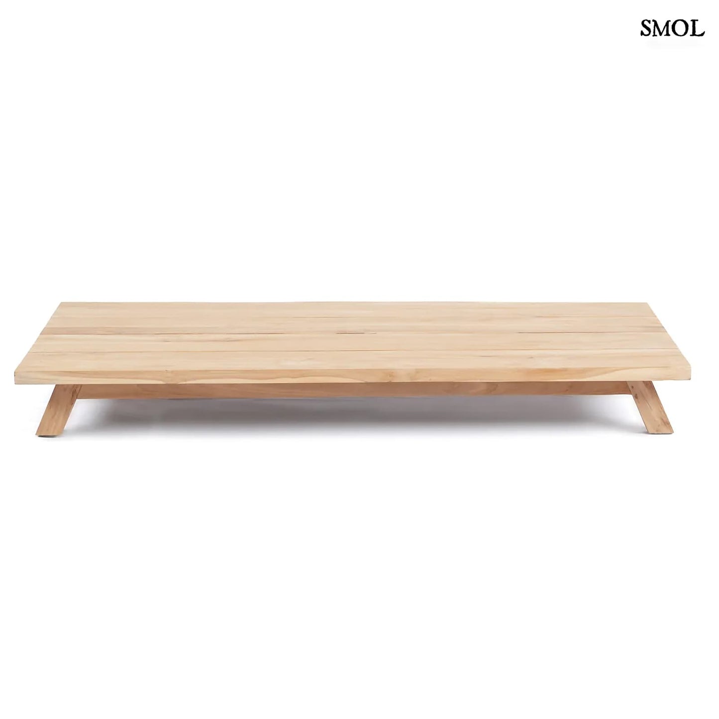 UMALAS, bel-/ kültéri, fa dohányzóasztal, 140 cm - smol.hu - fehér háttérrel