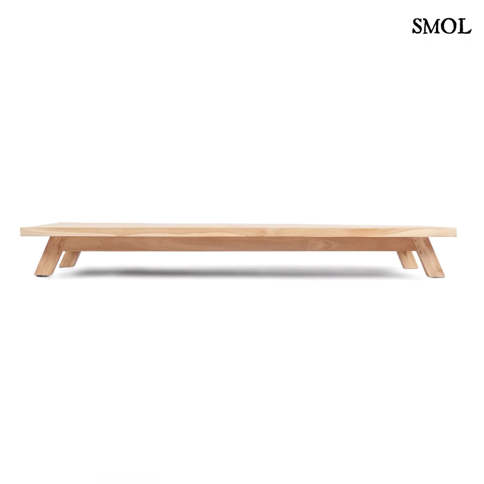 UMALAS, bel-/ kültéri, fa dohányzóasztal, 140 cm- smol.hu - oldalról