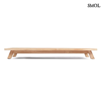 UMALAS, bel-/ kültéri, fa dohányzóasztal, 140 cm- smol.hu - oldalról