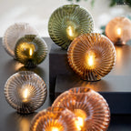 Üveg asztali lámpa - hordozható | FOLFE | SMOL - színes lámpákkal