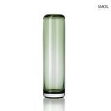 Üveg váza – zöld, újrahasznosított, magas, karcsú | TALL VERT