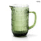 Glaskrug – grüner, rustikaler, gerippter Wasserkrug | MOSS