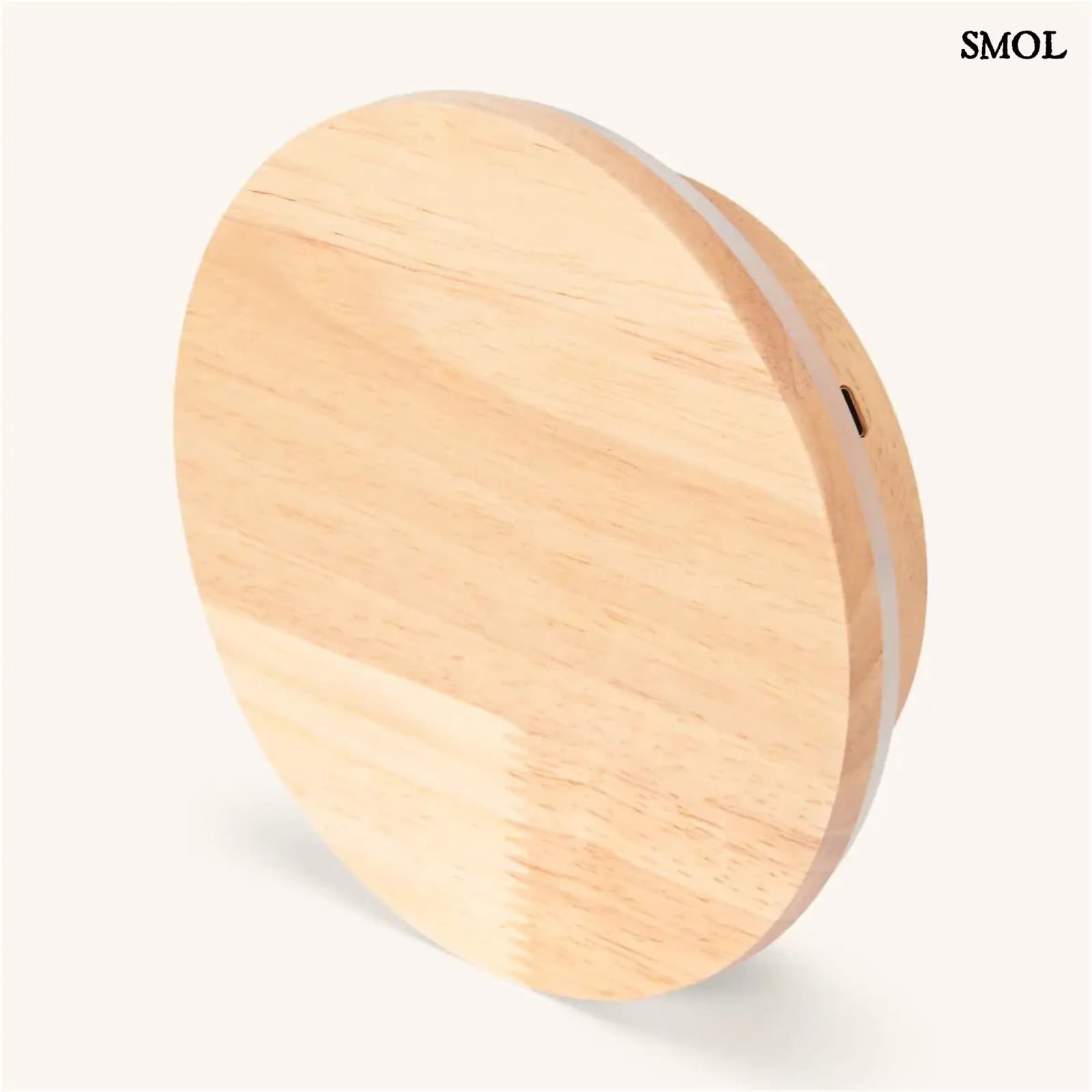 Vezeték Nélküli Fa Fali Lámpa, 16 cm | LOU LIGHT | SMOL - ferdén