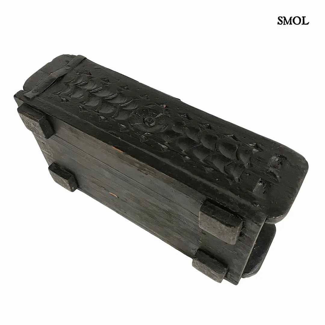 Vintage fa tárolóláda | REPEKA | SMOL - oldalra fordítva