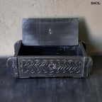 Vintage fa tárolóláda | REPEKA | SMOL -  asztalon, szemből