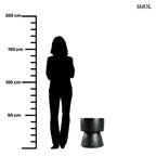 WARMI, fekete, fa kisasztal/ ülőke, 45 cm - smol.hu