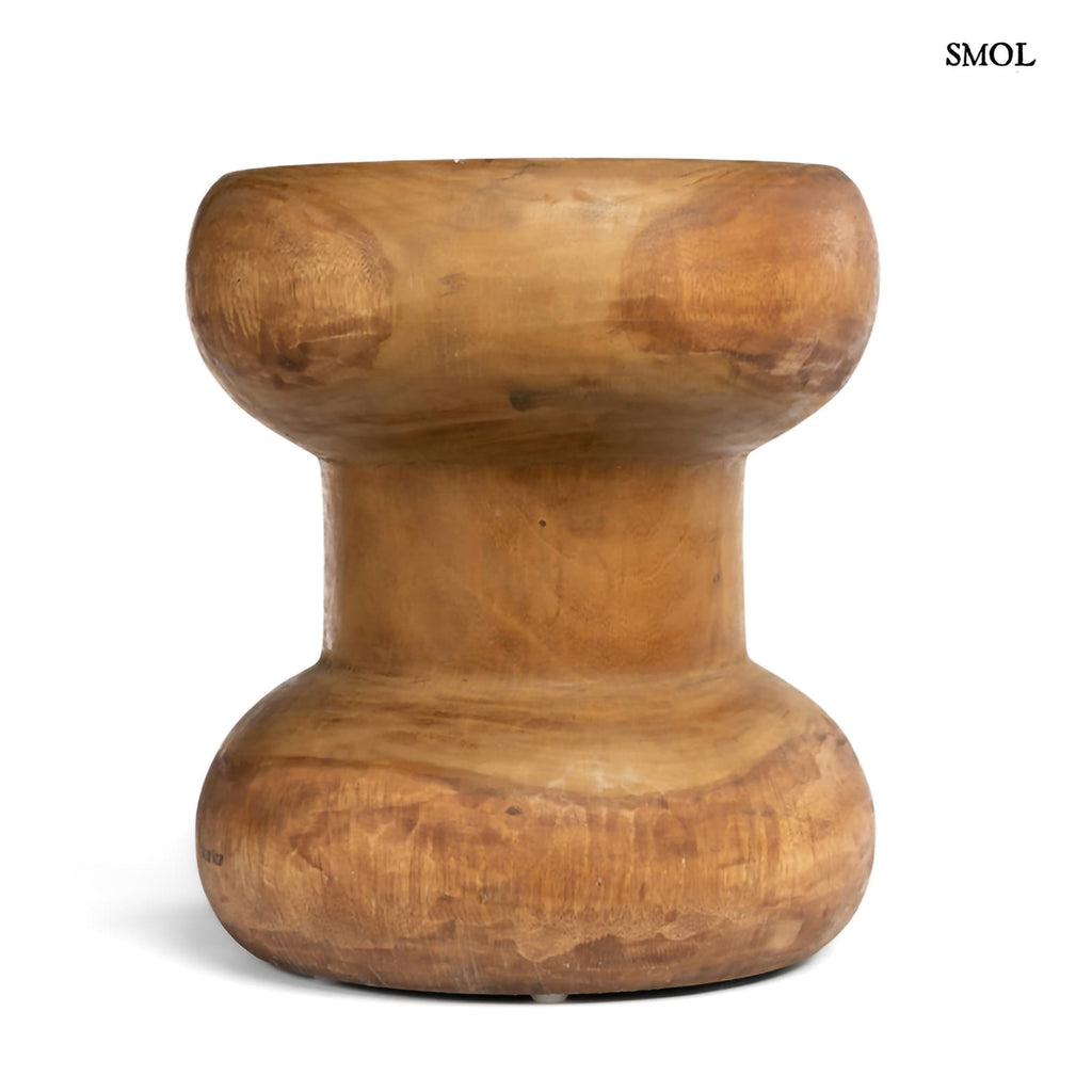 WAYRA, természetes fa kisasztal/ ülőke, 45 cm - smol.hu
