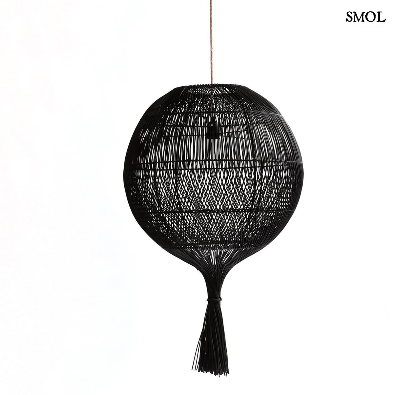 WONTON, rattan függőlámpaernyő, ⌀ 50cm - smol.hu