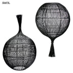 WONTON, rattan függőlámpaernyő, ⌀ 50cm - smol.hu