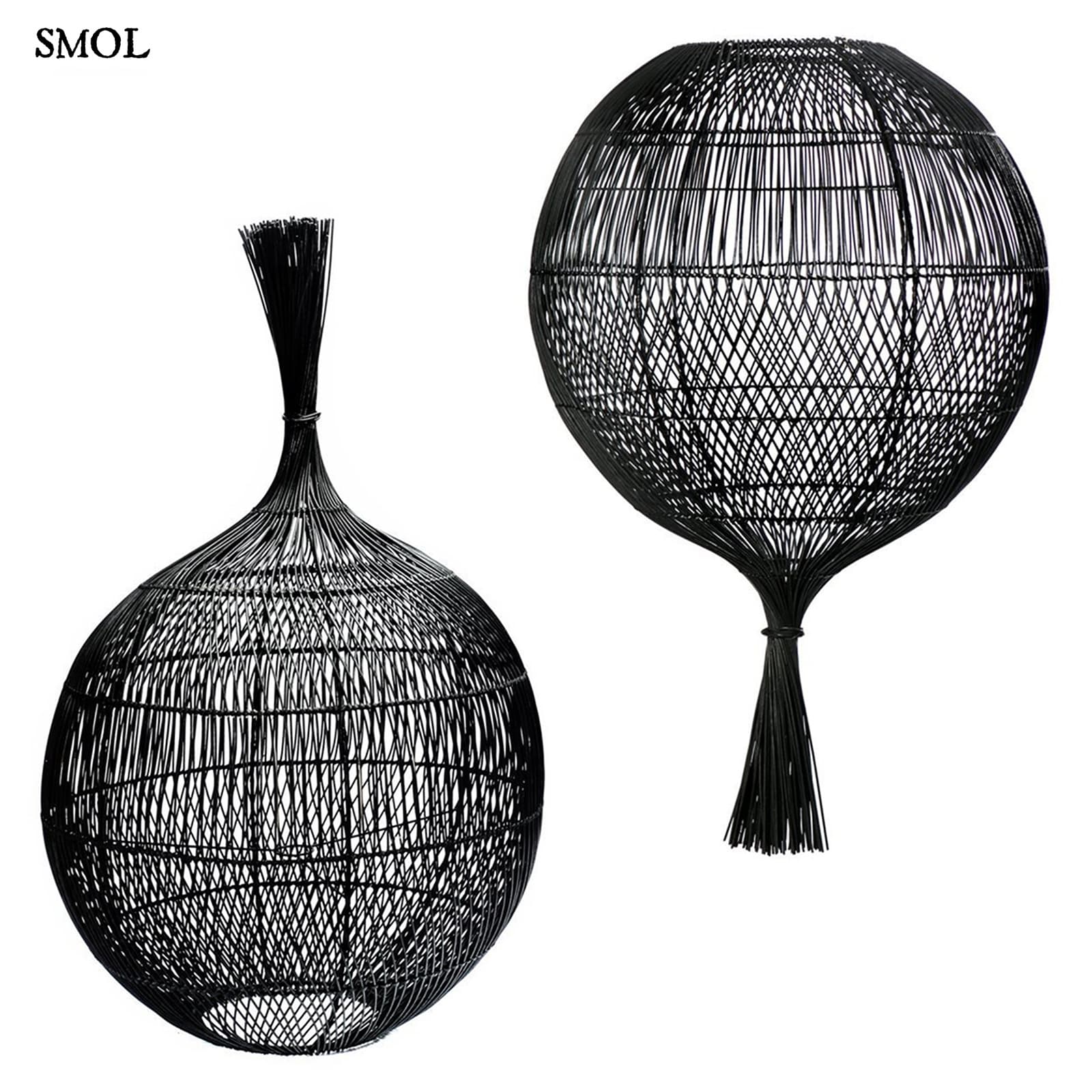 WONTON, rattan függőlámpaernyő, ⌀ 50cm - smol.hu