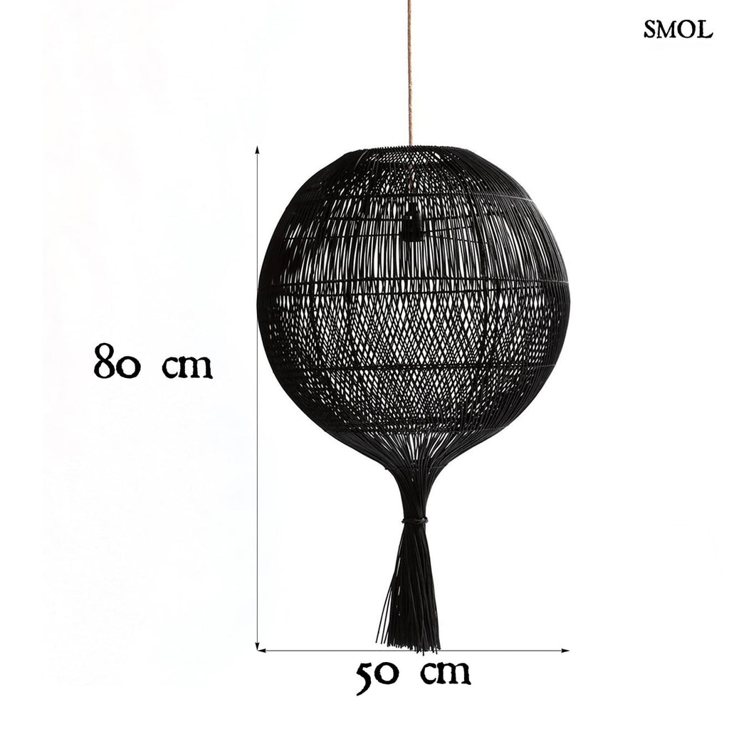 WONTON, rattan függőlámpaernyő, ⌀ 50cm - smol.hu
