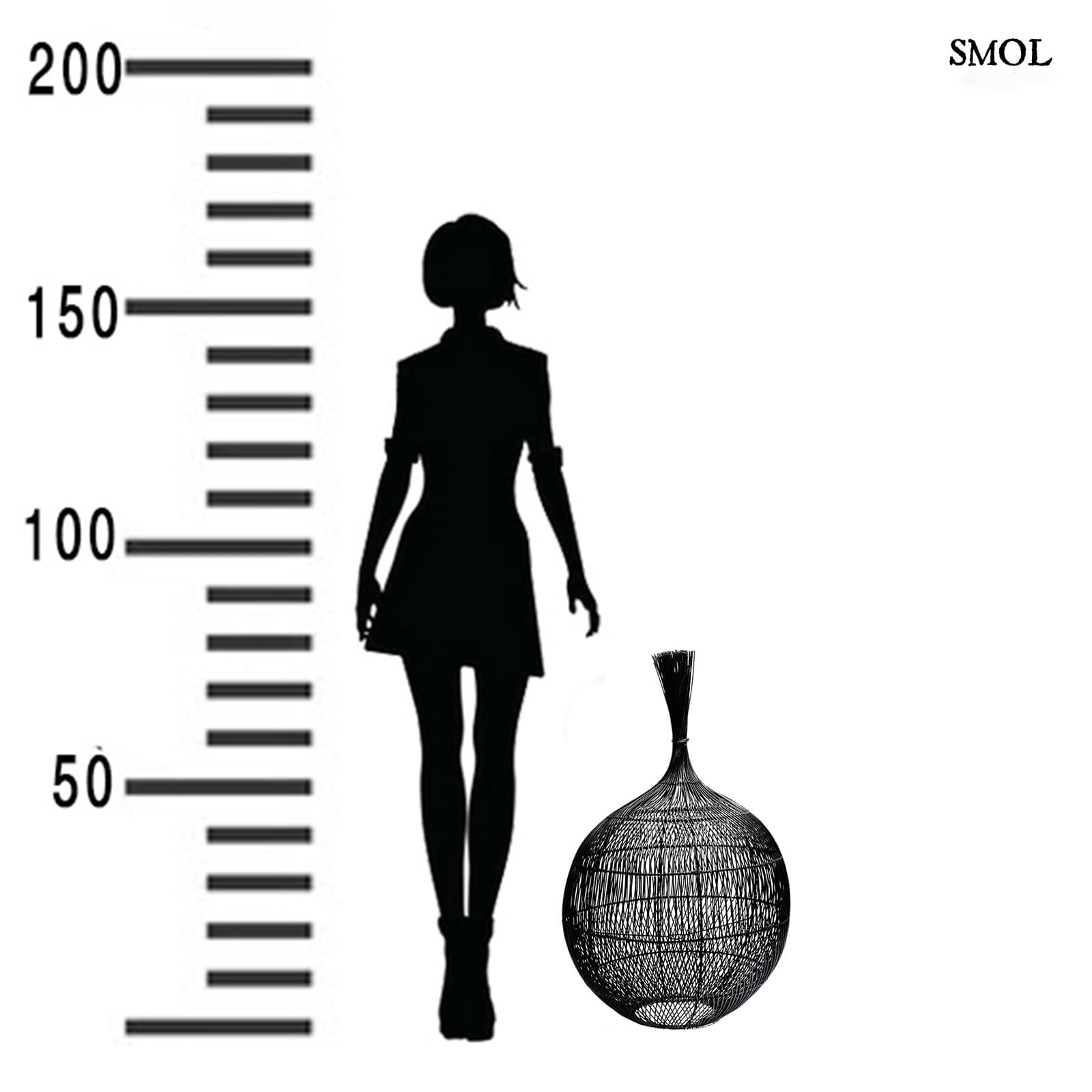 WONTON, rattan függőlámpaernyő, ⌀ 50cm - smol.hu