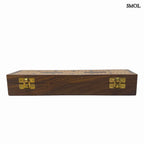 smol.hu -WOODICE, cribbage játékszett mangófából, 27 cm- bezárva, elölről