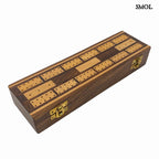 smol.hu -WOODICE, cribbage játékszett mangófából, 27 cm- felülről, elfordítva