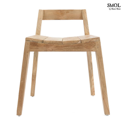 smol.hu-YDRA, fa kültéri szék, 61 cm elölről