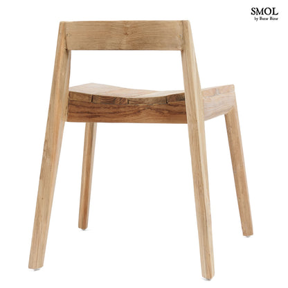 smol.hu-YDRA, fa kültéri szék, 61 cm hátulról