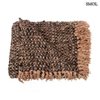 PLAID BLACK COPPER, pamut pléd, 170x130 - smol.hu