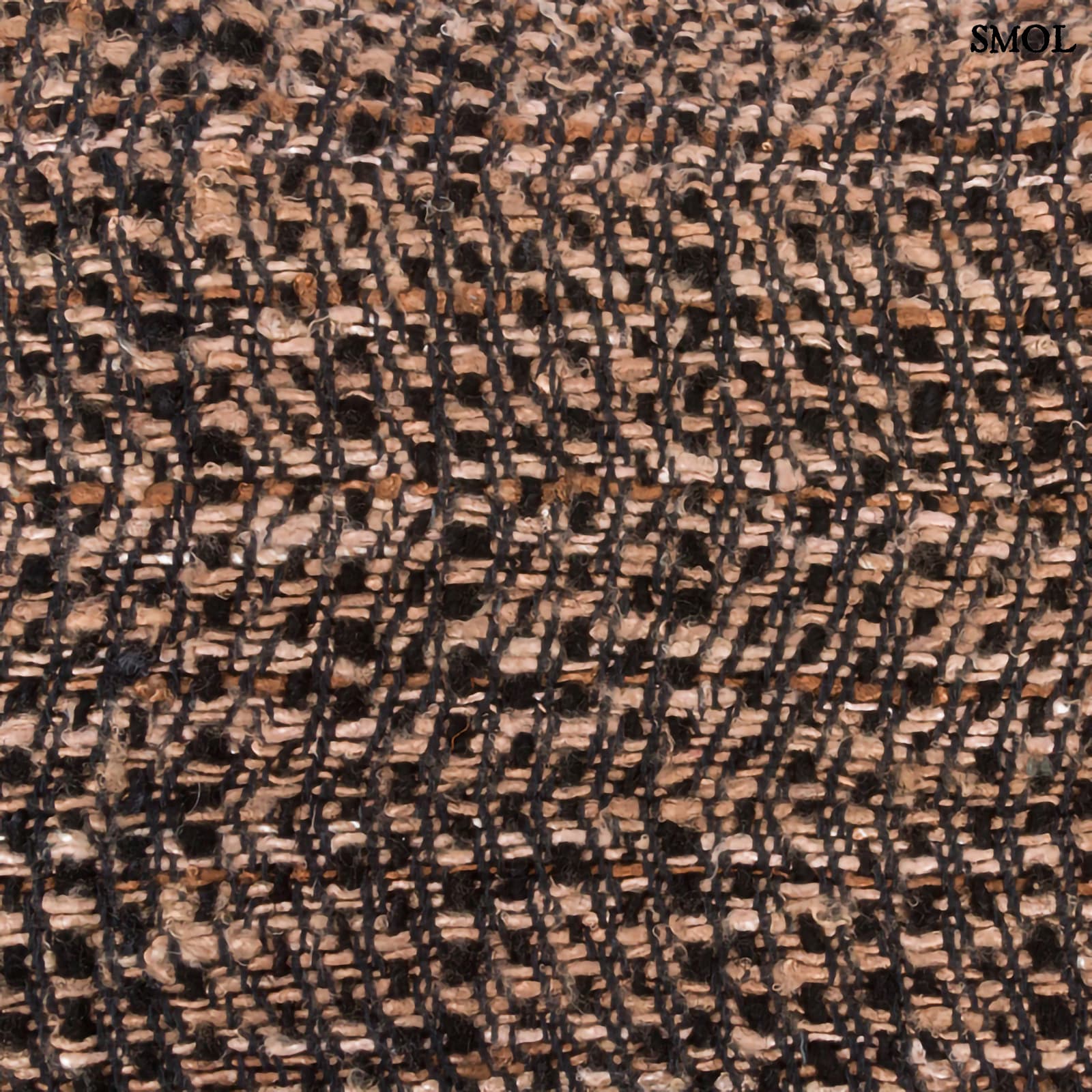 PLAID BLACK COPPER, pamut pléd, 170x130 - smol.hu