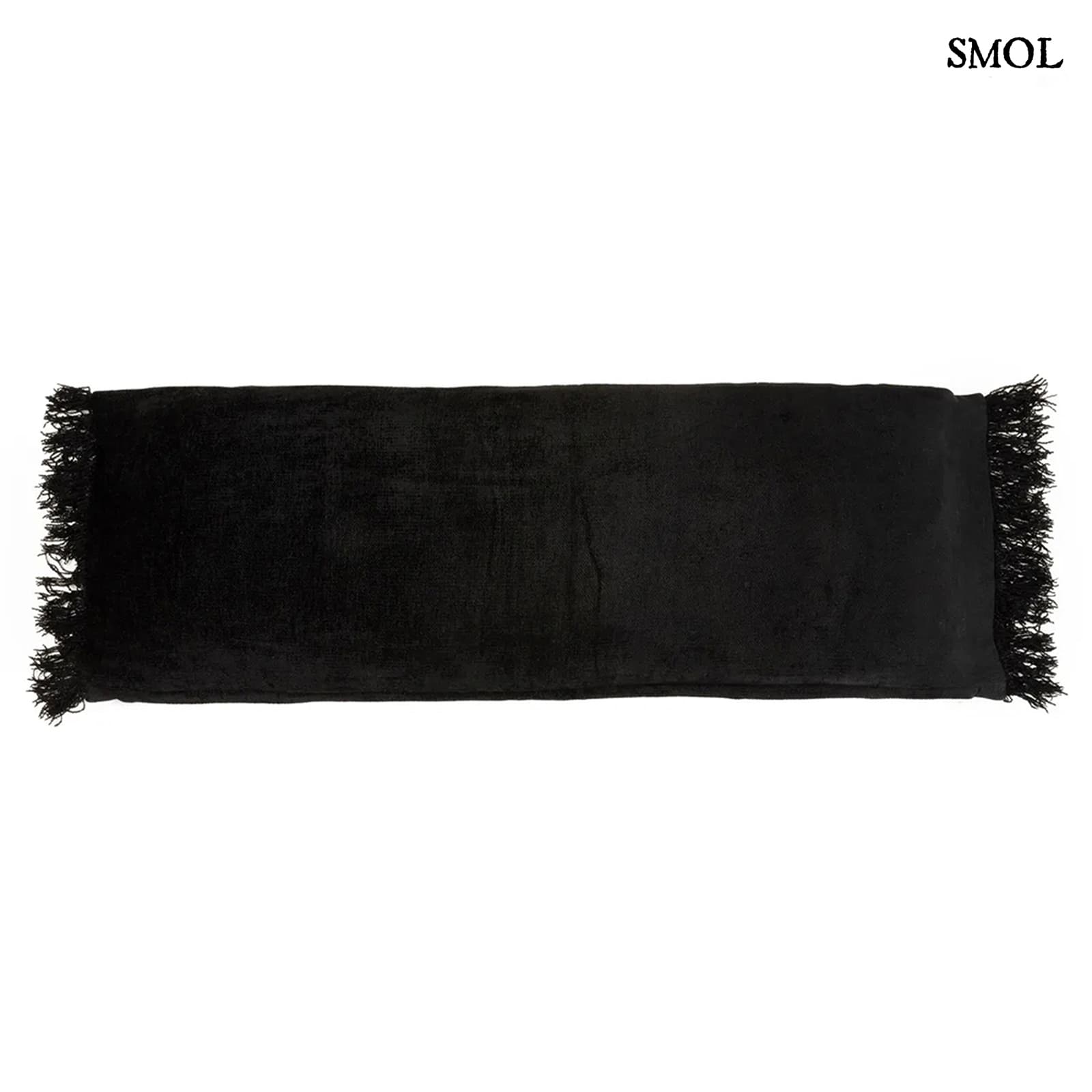 GEE BLACK, bársony díszpárnahuzat, 35x100 - smol.hu