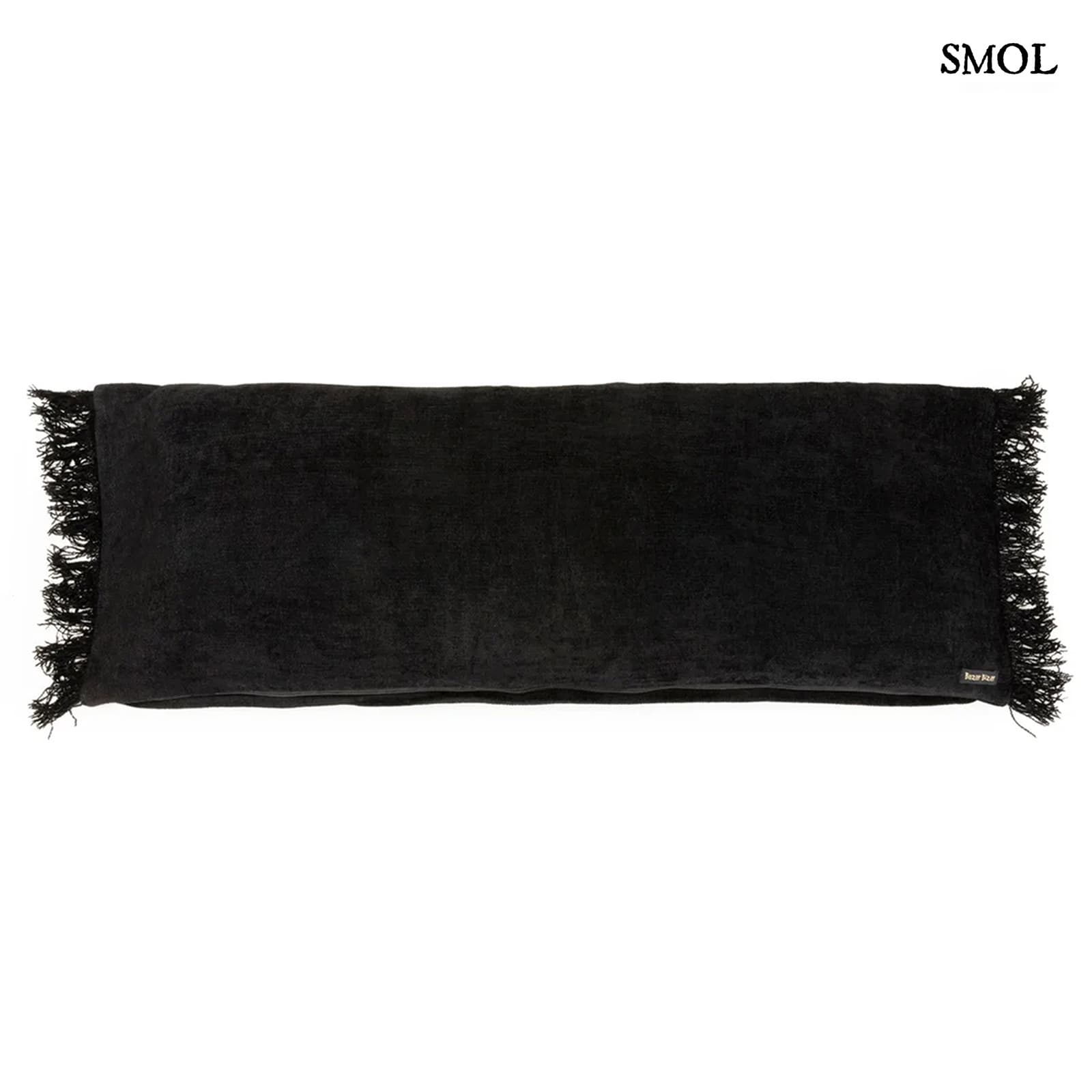 GEE BLACK, bársony díszpárnahuzat, 35x100 - smol.hu