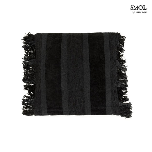 smol.hu -ZWARDE, fekete bársony párnahuzat, 40x40 cm termékkép