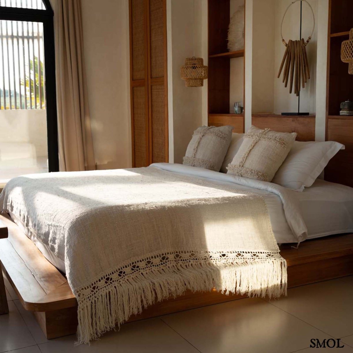 Ágytakaró - natúr, 270x135 | GYPSY - SMOL