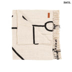 Ágytakaró - natúr - fekete, 240x128 cm | EVIL EYE - SMOL