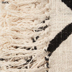 Ágytakaró - natúr - fekete, 240x128 cm | EVIL EYE - SMOL