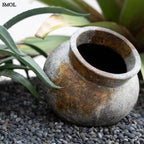 Antik hatású kerámia váza – szürke, S | FUNKY - SMOL