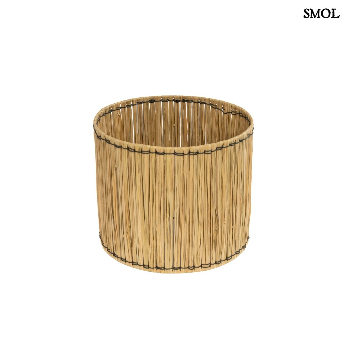 Asztali lámpa - fehér, rattannal, 51 cm | MOLOKAI - SMOL