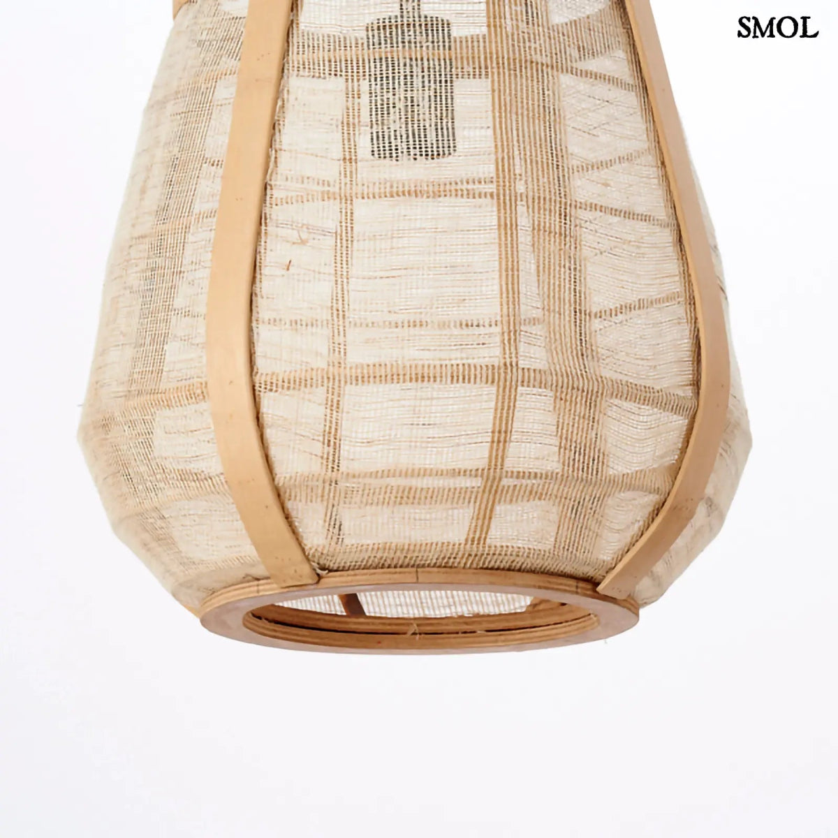 Bambusz függőlámpa – japán stílus | ALUPU | SMOL- alsó rész nagyítva
