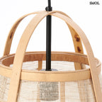 Bambusz függőlámpa – japán stílus | ALUPU | SMOL - felső rész oldalról