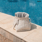 Bambusz Tárolókosár - fehér | BIKU - SMOL