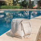 Bambusz Tárolókosár - fehér | BIKU - SMOL