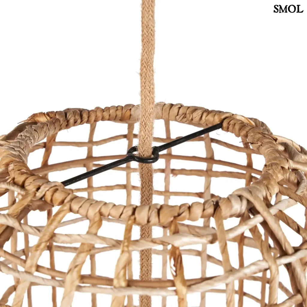 Függőlámpaernyő - banánlevél, XL | GUANYIN | SMOL - felső rész nagyítva