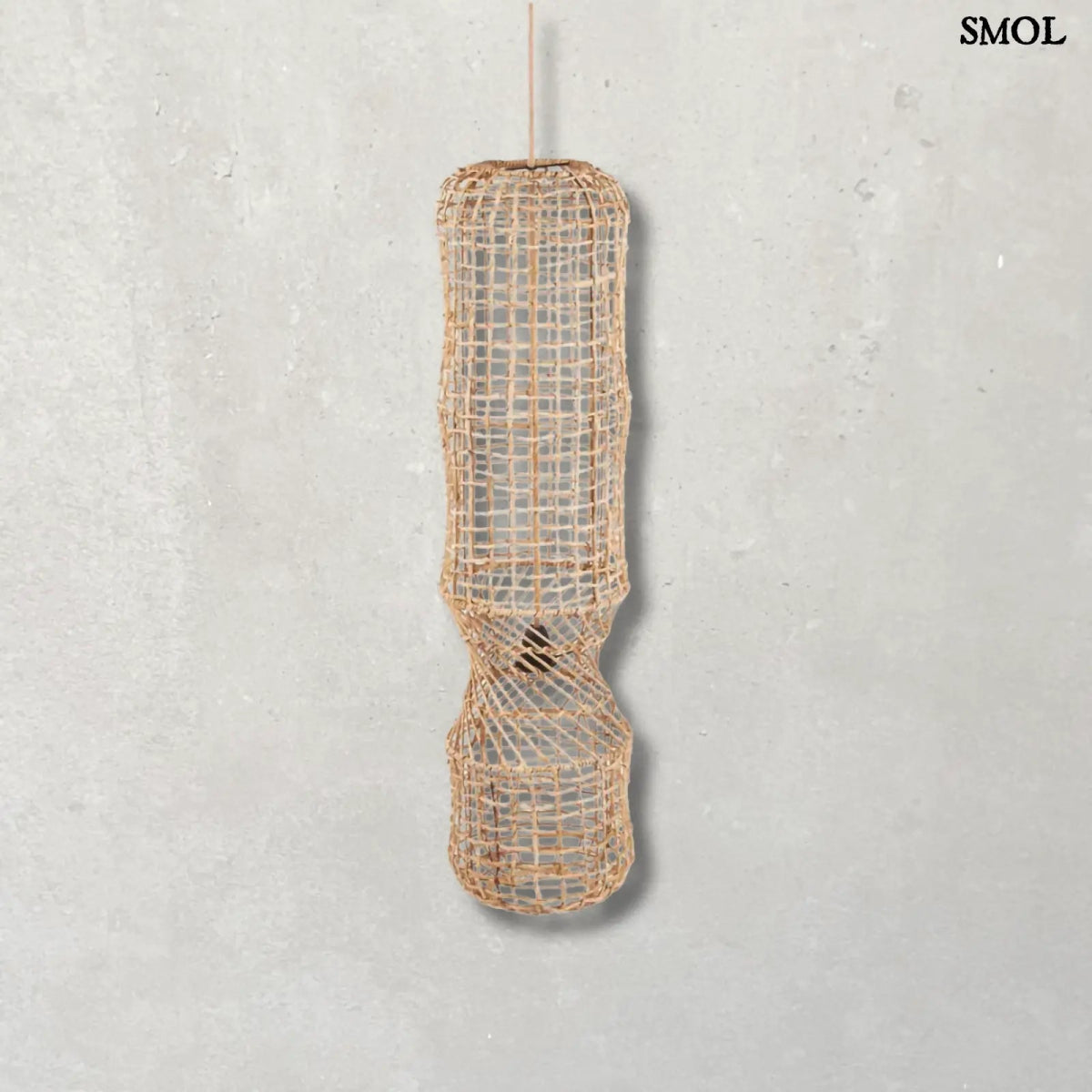 Függőlámpaernyő - banánlevél, XL | GUANYIN | SMOL - szürke háttérrel