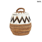 Banánlevél tárolókosár fedéllel – M | LITTLE BAY - SMOL