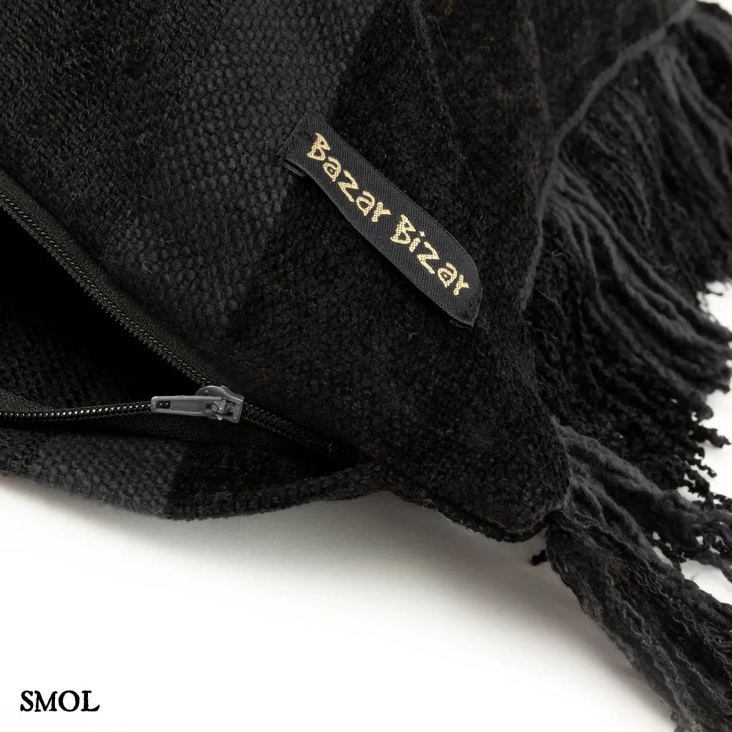 Bársony Díszpárnahuzat, 30x50 | GEE BLACK - SMOL