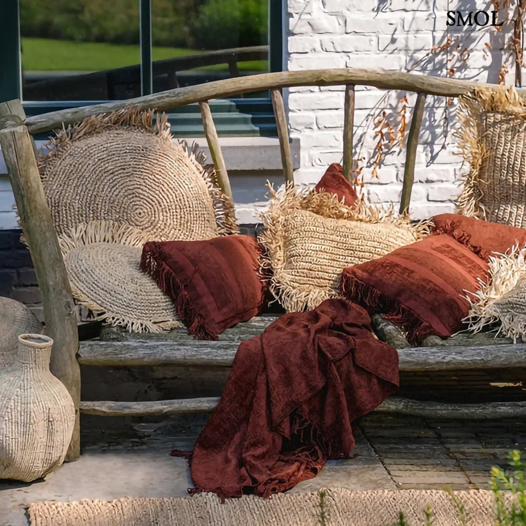 Bársony Díszpárnahuzat, 30x50 | GEE BURGUNDY - SMOL