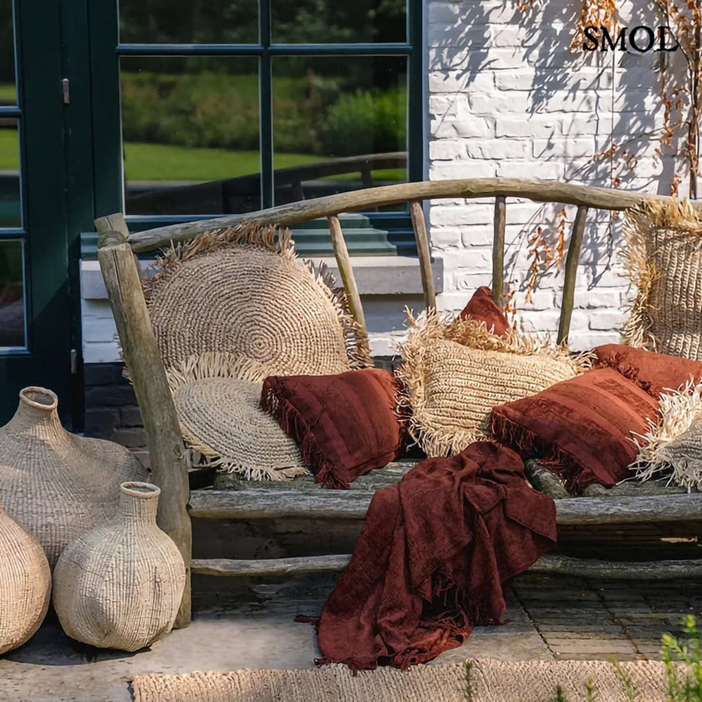 Bársony Díszpárnahuzat, 35x100 | GEE BURGUNDY - SMOL