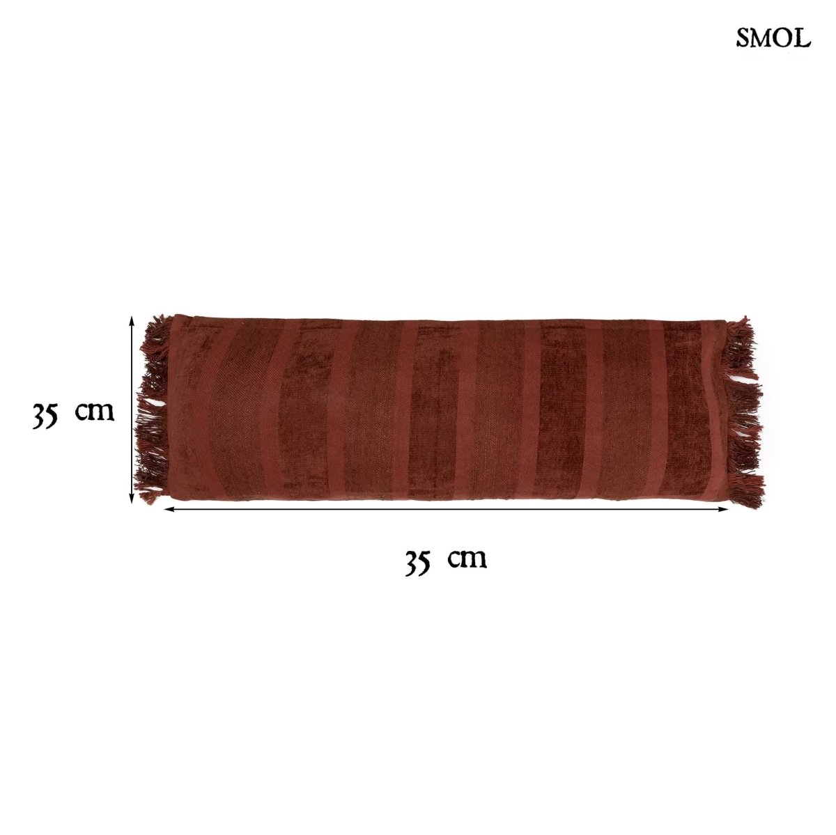 Bársony Díszpárnahuzat, 35x100 | GEE BURGUNDY - SMOL