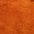 Rozsdaszín bársony díszpárna rojtos szegéllyel textúra nagyítva