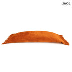 Rozsdaszín bársony díszpárna rojtos szegéllyel fektetve