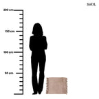 Betonszürke bársony díszpárnahuzat méretarányosan