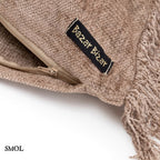 Betonszürke bársony díszpárnahuzat cipzárral