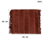 Bársony Díszpárnahuzat, 60x60 | GEE BURGUNDY - SMOL