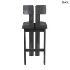 Bárszék - fekete, fa, beltéri és kültéri, 108 cm | SAMA SAMA - SMOL