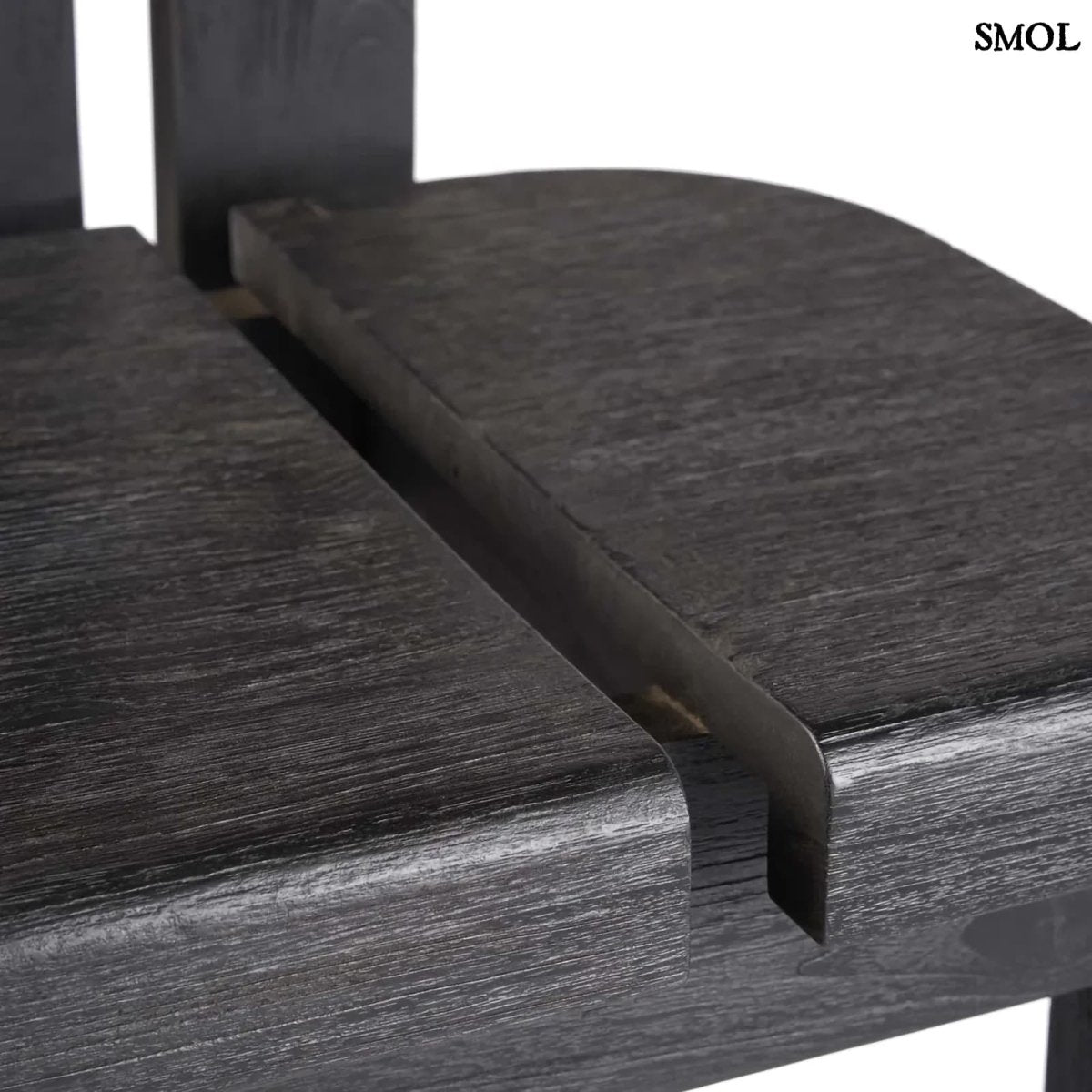 Bárszék - fekete, fa, beltéri és kültéri, 108 cm | SAMA SAMA - SMOL