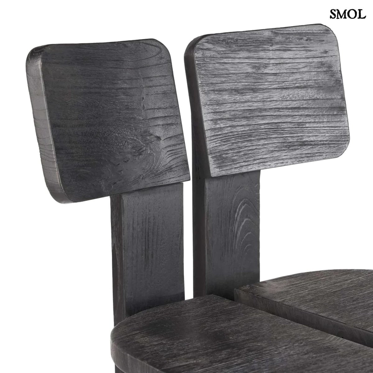 Bárszék - fekete, fa, beltéri és kültéri, 108 cm | SAMA SAMA - SMOL