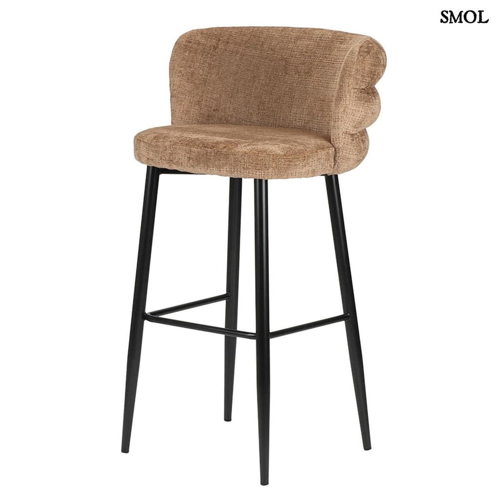 Bárszék - kárpitozott, 104 cm | CLOUD BAR CARAMEL - SMOL